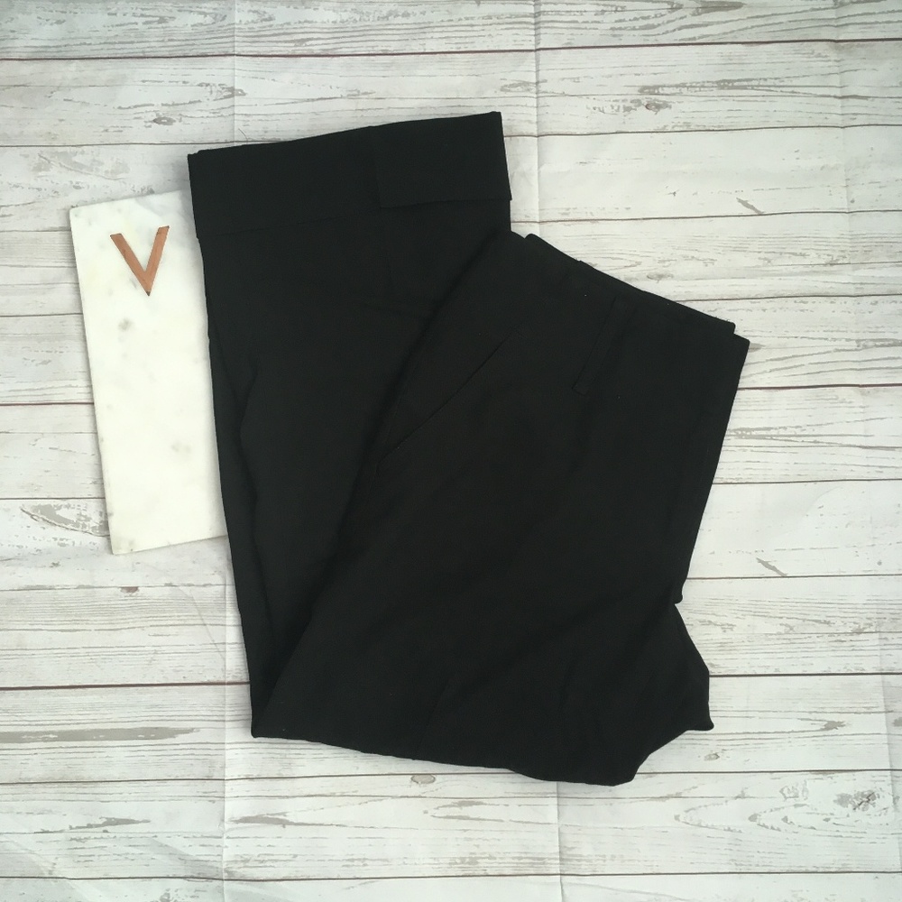 michael kors womens 2 cuffed cropped pants black b - Picture 2 of 5